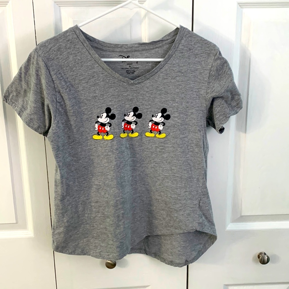Mickey Mouse t-shirt, lightly worn, grey, Disney brand